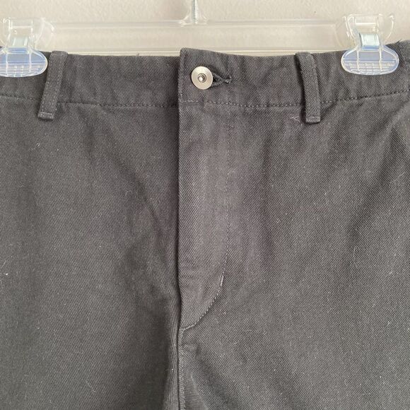 Uniqlo Womens Shorts 29 Waist Black Jean Denim High Waist Boyfriend Classic - Picture 3 of 10